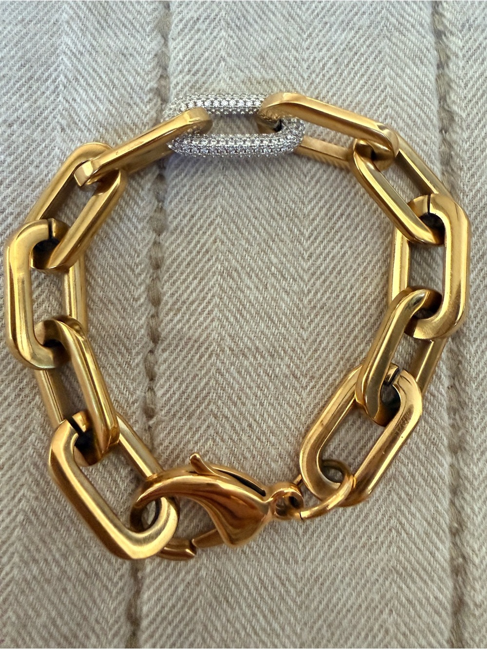 Chunky Gold Link Bracelet